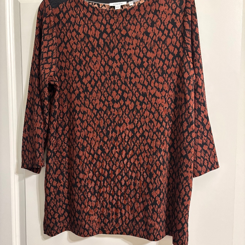 NWOT Chico Tunic Top